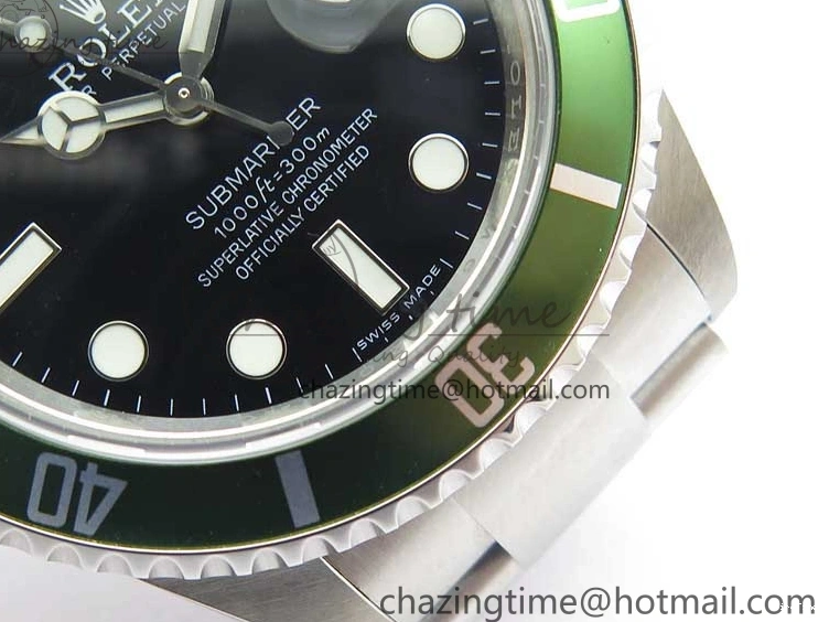 MiroTime 0502 Effortless Submariner 16610 LV Kermit Green 904L Steel ARF1:1 Best Edition on SS Bracelet SH 2577